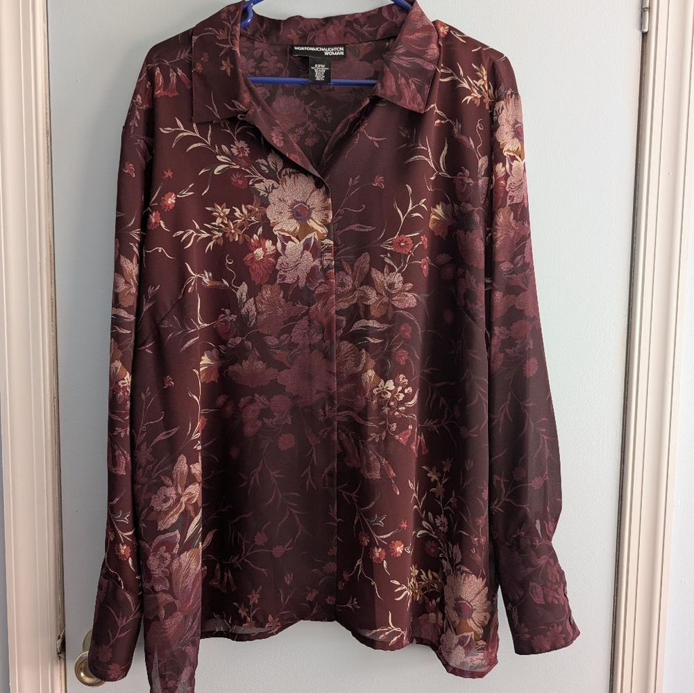 Women's Casual Button Down Shirt